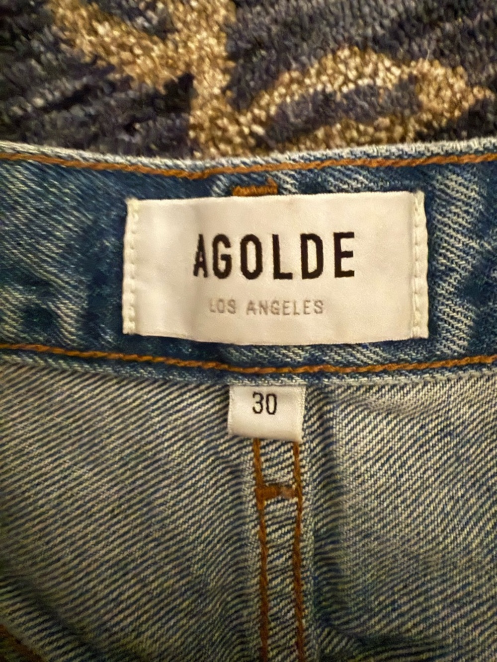 Agolde Stella Denim Jean Shorts size 30 - Picture 3 of 4